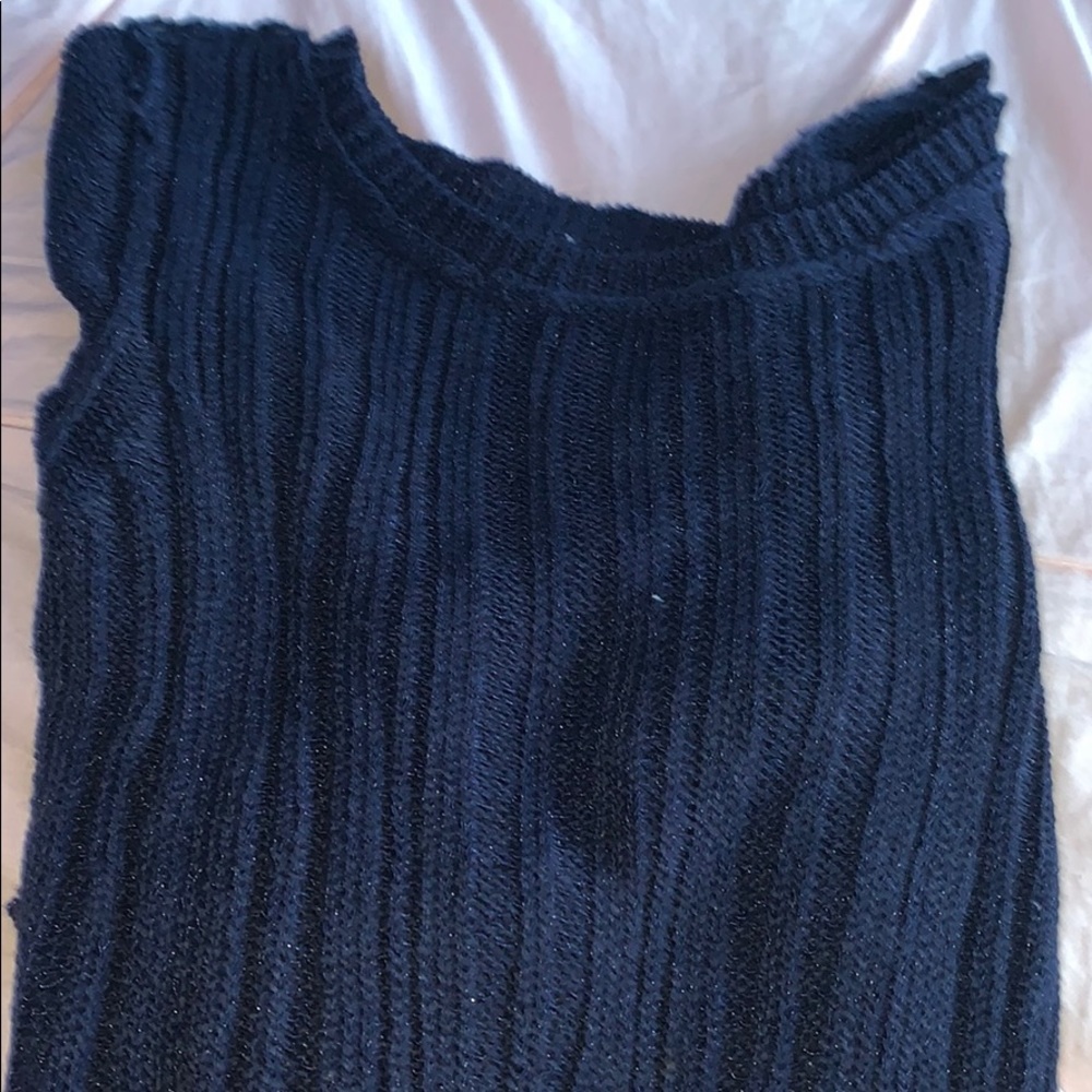 navy blue sweater